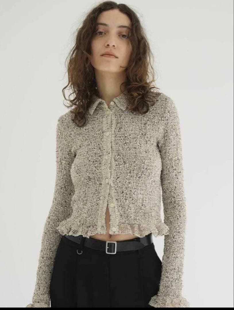 正規品　CLANE MIX MESH GATHER SHIRT サイズ1