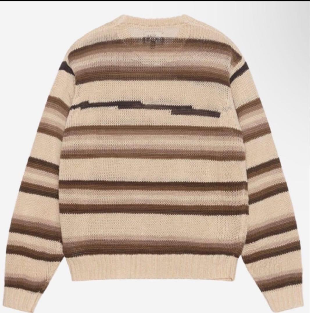 トップス Stussy Tonal Stripe Linen Sweater Multi