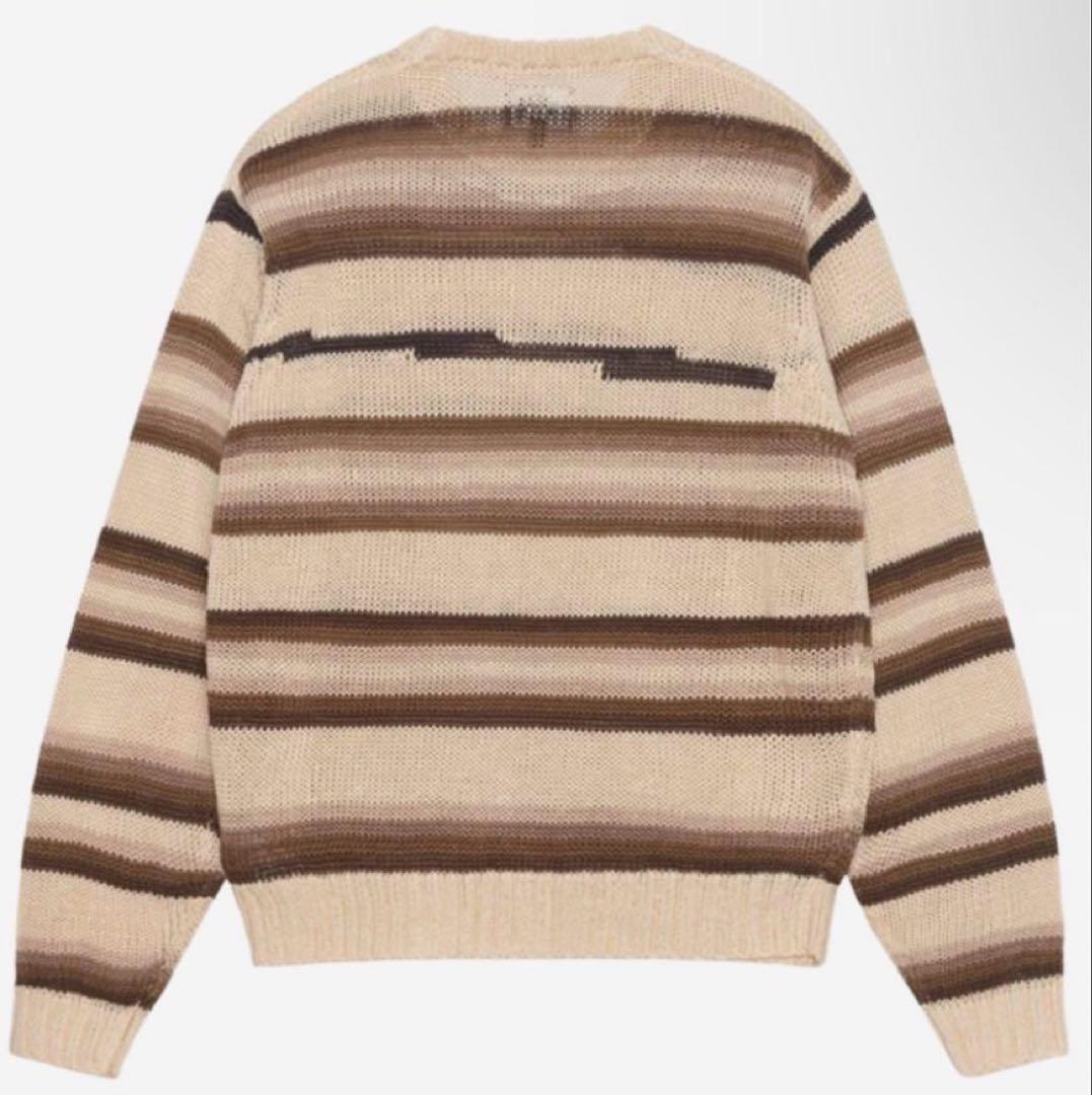 トップス Stussy Tonal Stripe Linen Sweater Multi