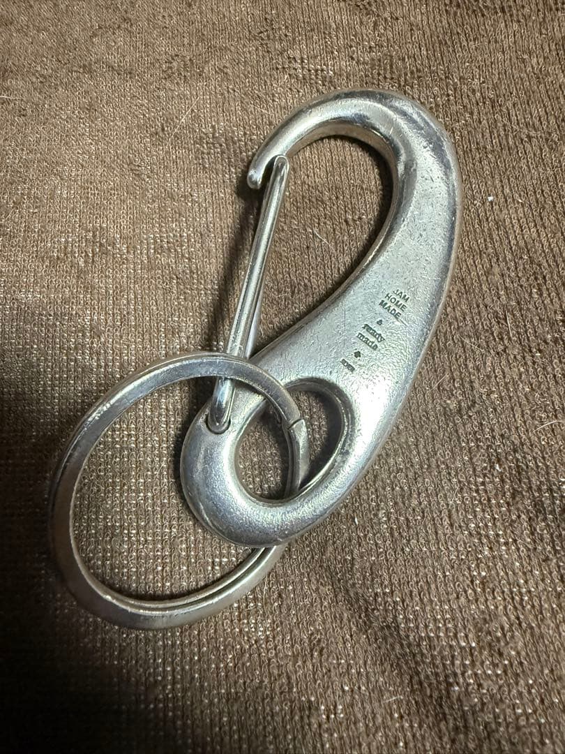 ジャムホームメイド ビッグワン　カラビナ　シルバーキーホルダー　初期型