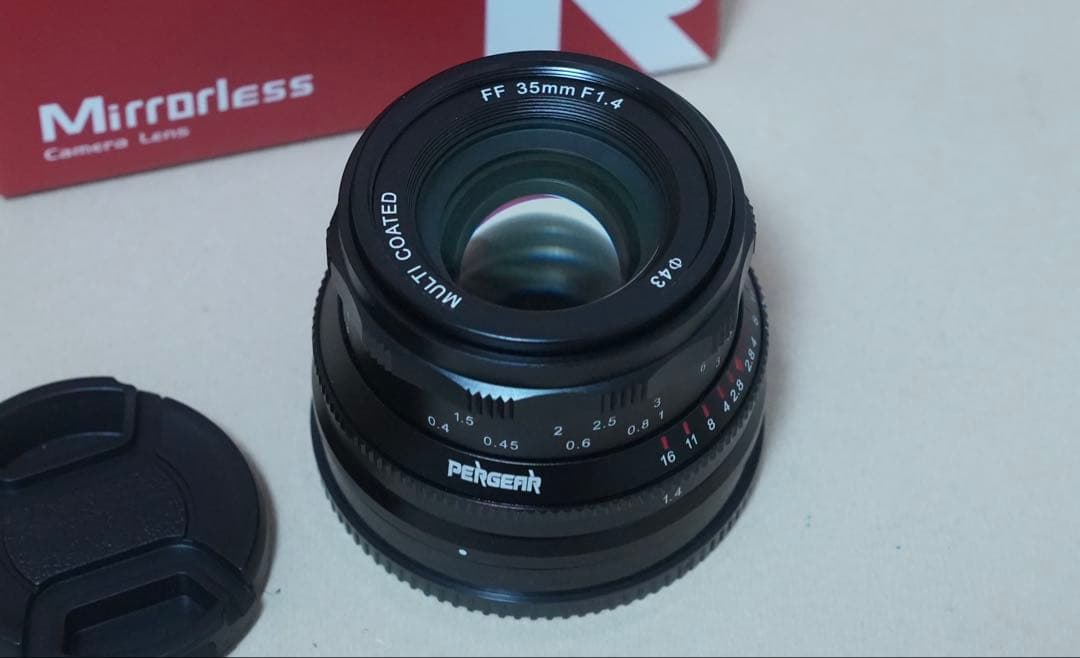 パーギア PERGEAR 35mm F1.4 レンズ Eマウント Sony