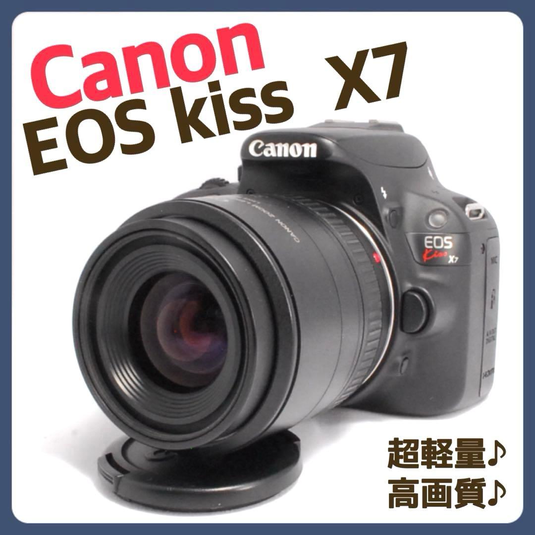 超軽量✨高画質✨Canon Kiss X7✨デジタル一眼レフカメラ✨スマホ転送