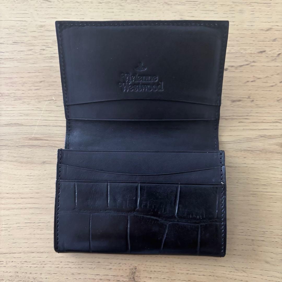 Vivienne Westwood ブラック クロコ 名刺入れ