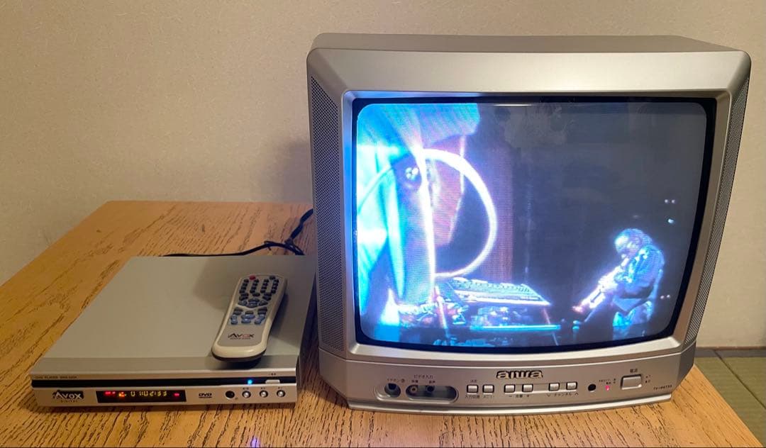 アイワブラウン管テレビ 14型 （DVDプレーヤー付き）