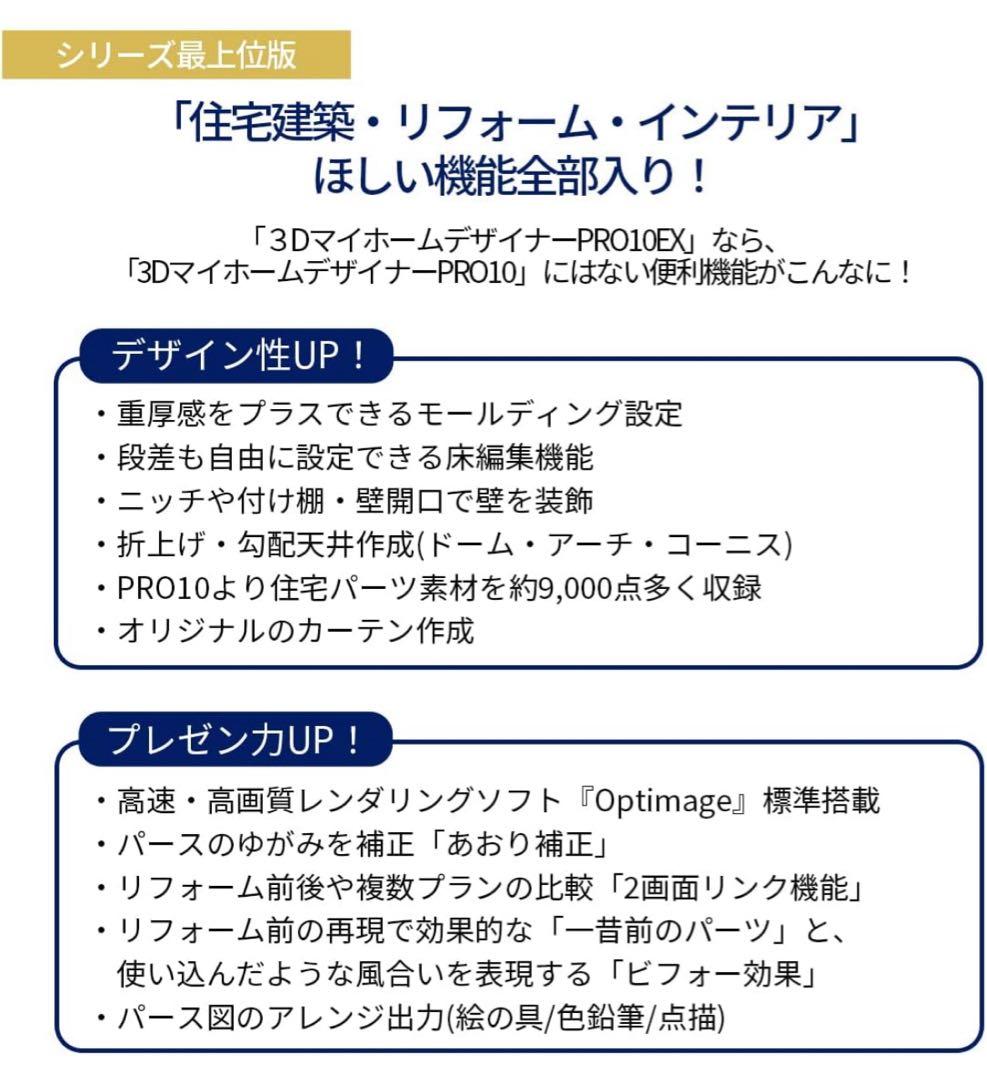 メガソフト 3D マイホームデザイナー PRO10 EX(パッケージ版)