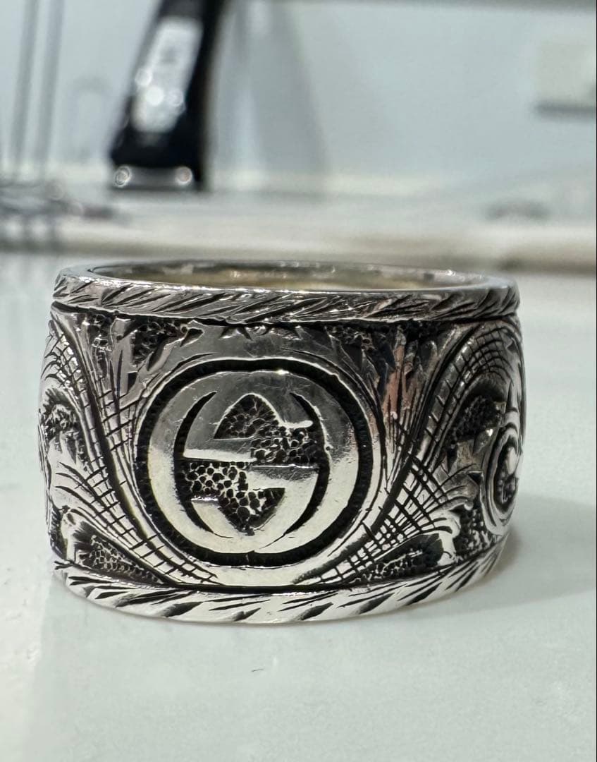 GUCCIガーデン リング キャットヘッド タイガーヘッドリング