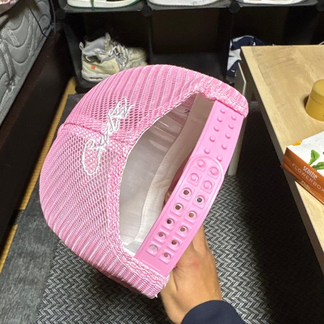 corteiz メッシュキャップ ピンク