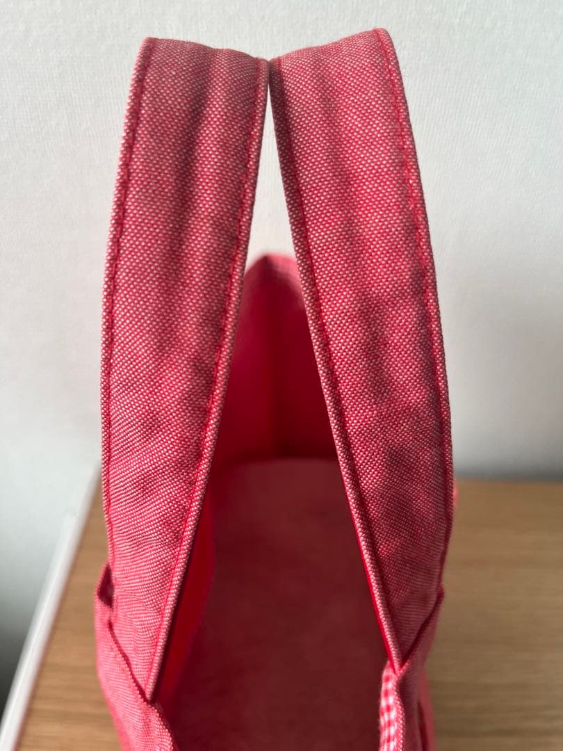 familiar ファミリア 赤デニム地 ミニトートバック