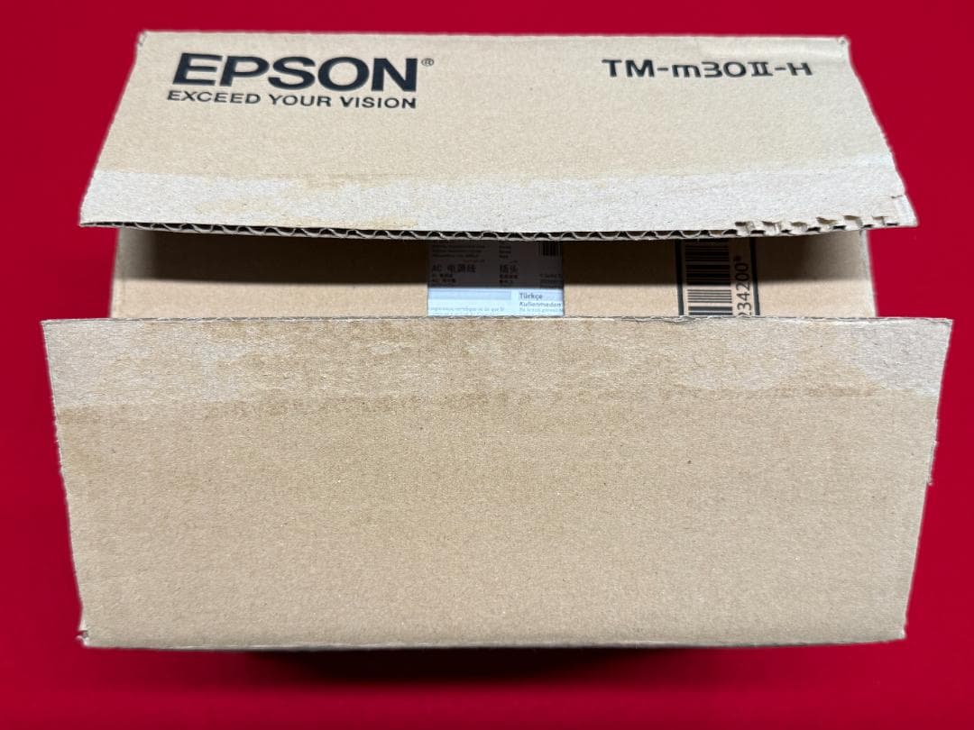 使用極少 EPSON TM-m30Ⅱ-H ブラック レシートプリンター ⑨