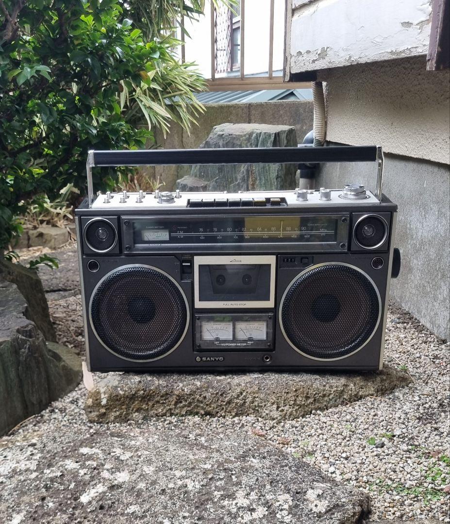 サンヨー SANYO MR-9600 ラジカセ シルバー/ブラック