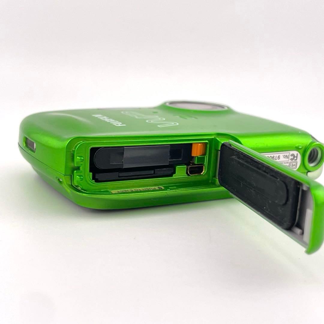 実写美⭕️【動作確認済】FUJIFILM 防水 FinePix Z33WP　緑