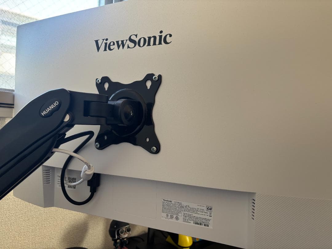 Viewsonic 27インチ WQHD IPS 180Hz ゲーミングモニター