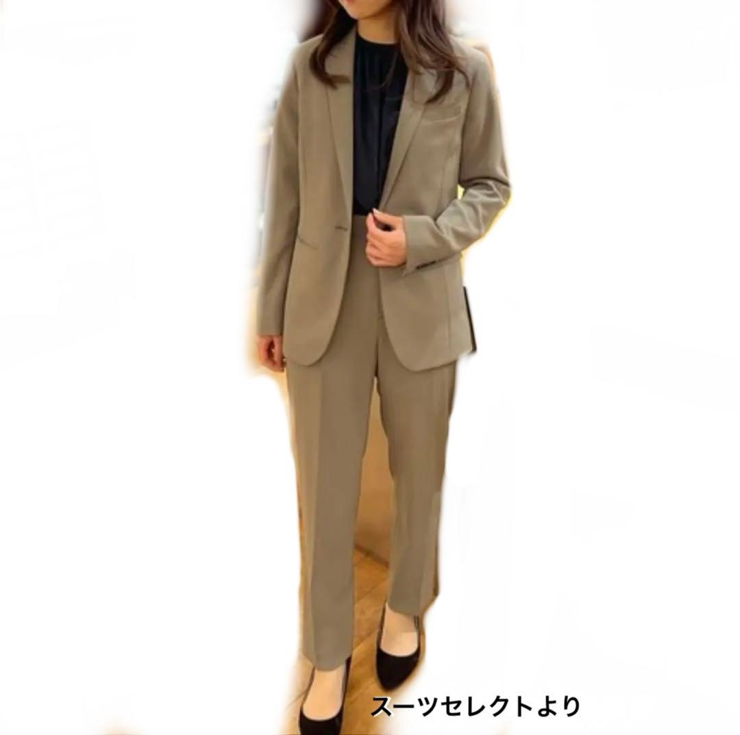 値下げ❗️【極美品】スーツセレクト　セットアップ　スーツ　モカベージュ　フォーマル