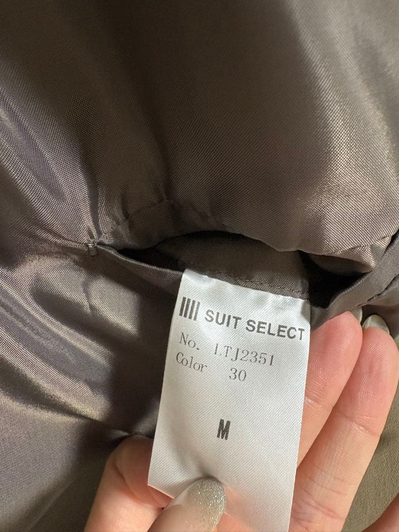 値下げ❗️【極美品】スーツセレクト　セットアップ　スーツ　モカベージュ　フォーマル