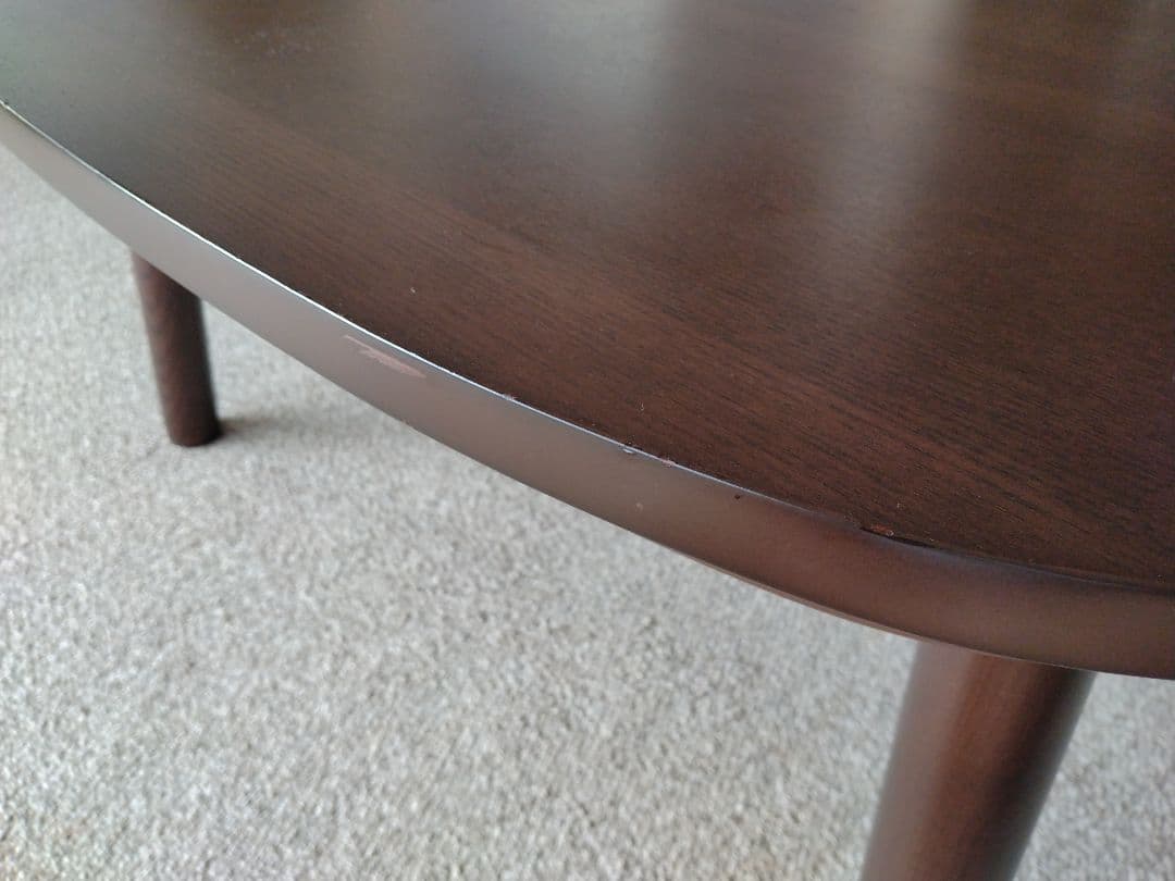 【良品】MUJI無印 タモ材こたつ84cm正方形/ローテーブル机/座卓ちゃぶ台