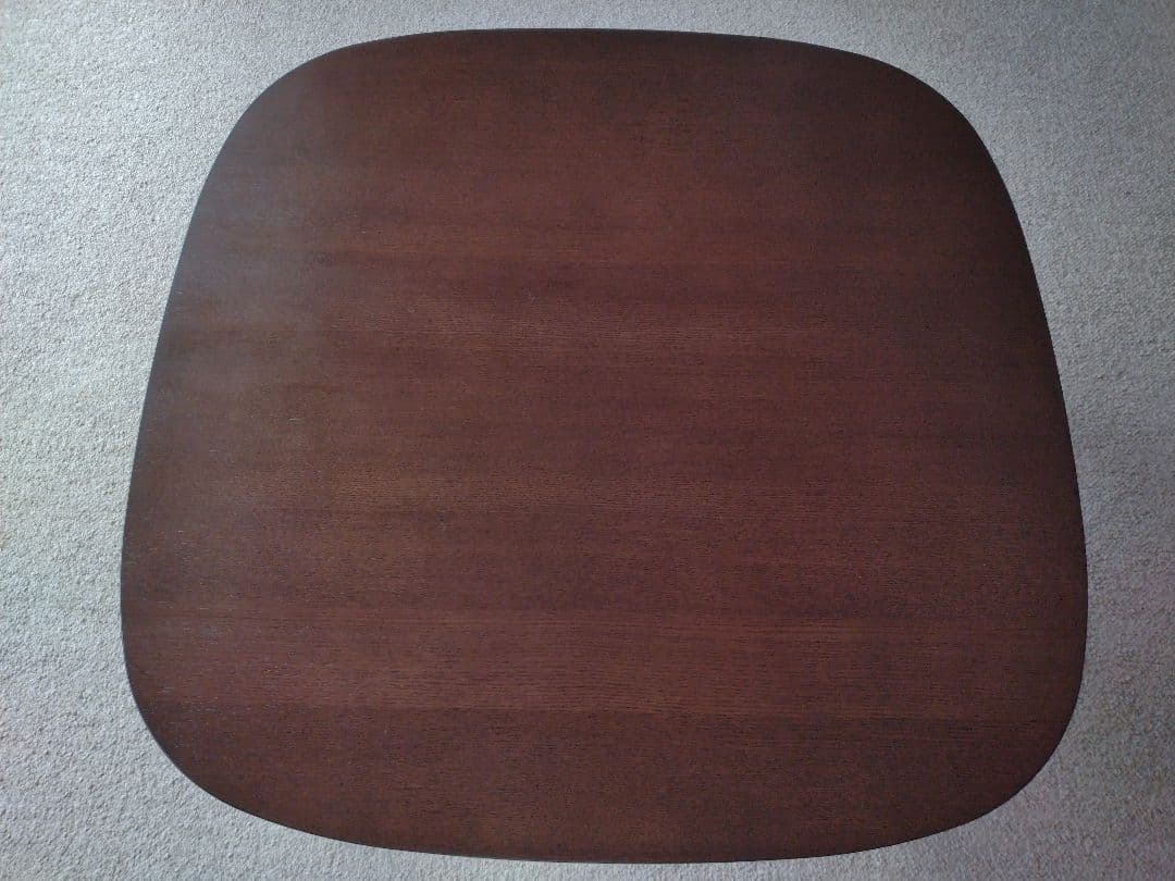 【良品】MUJI無印 タモ材こたつ84cm正方形/ローテーブル机/座卓ちゃぶ台