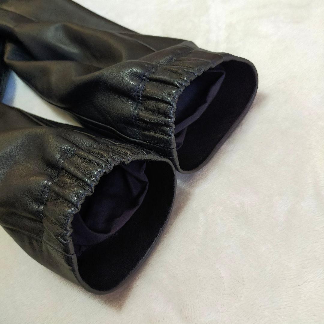 美品　Theory　シングルライダースジャケット　Sサイズ　羊革