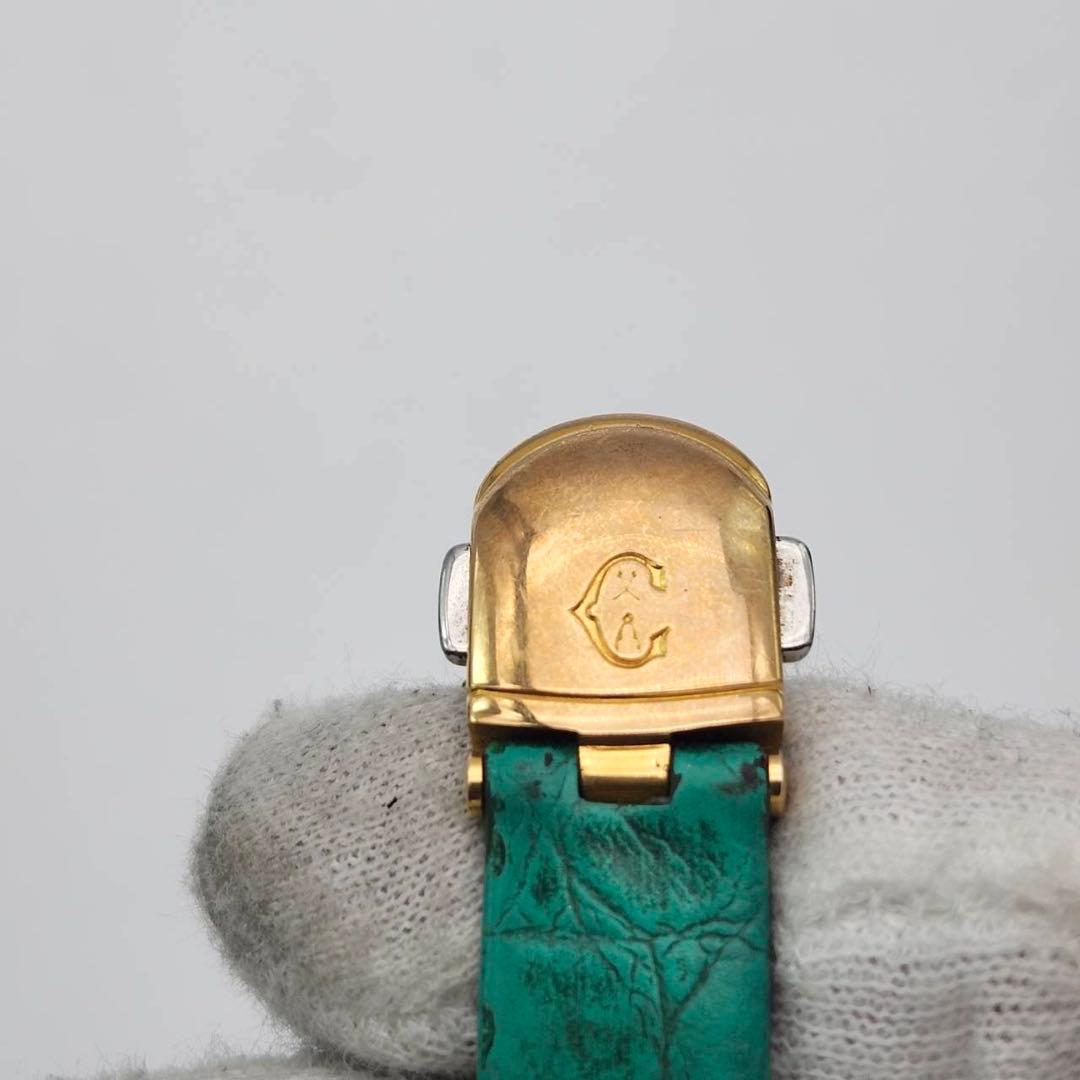 フィリップ・シャリオール サントロペ ダイヤ12P シェル　腕時計　チェーン