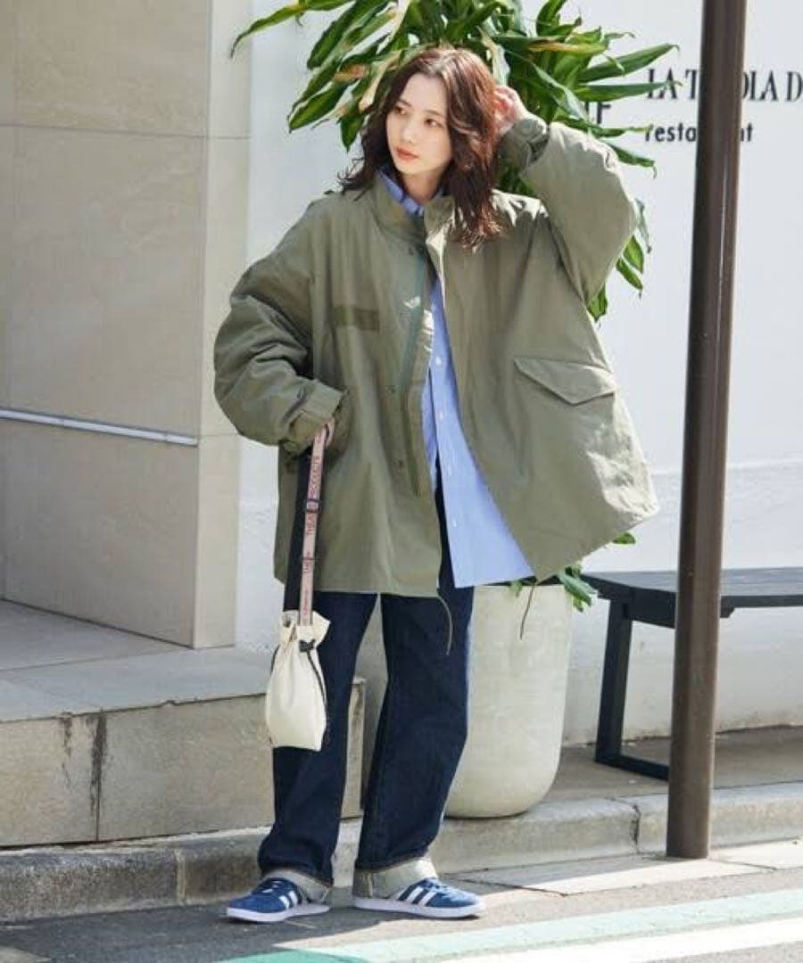 フリークスストア M65 モッズコートショート F カーキ