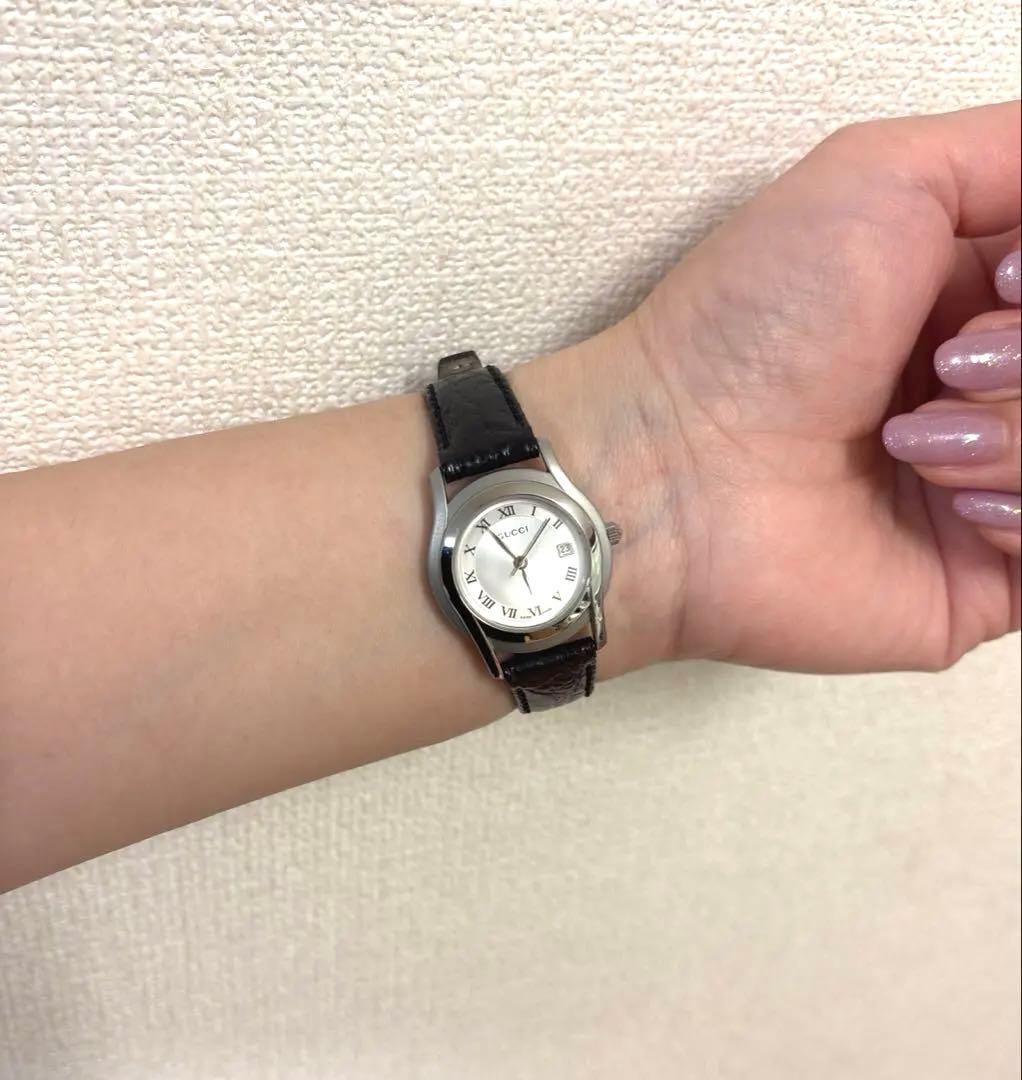 【美品・箱付き】グッチ GUCCI レディース 腕時計 5500L稼働