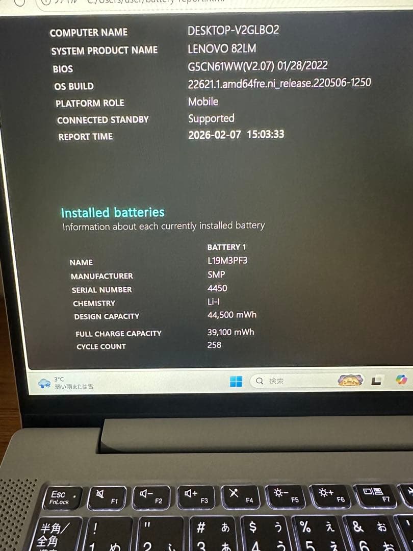 Windowsノート本体 1.ideaPad5 14ALC05 Ryzen 5 5500 8/256