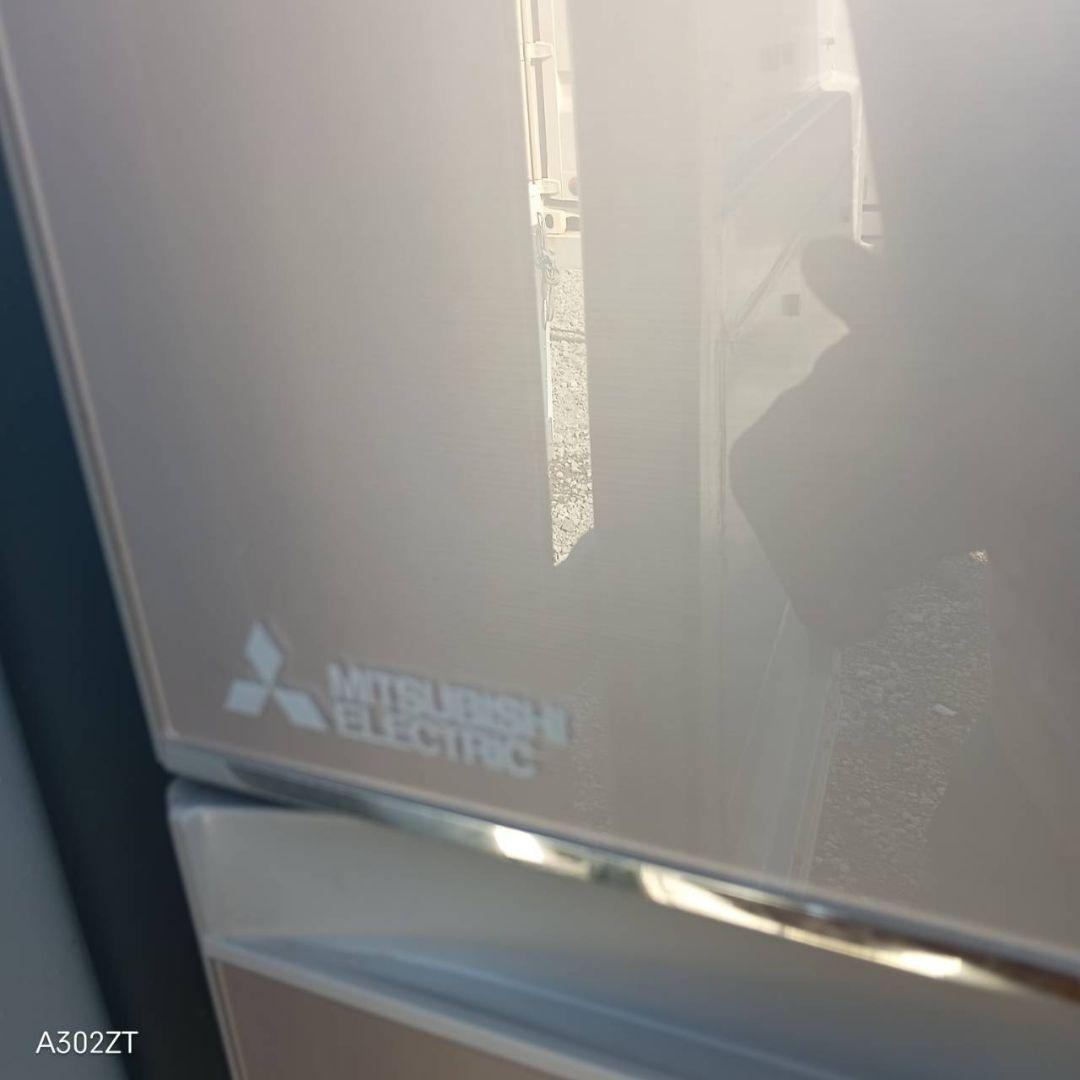 送料設置無料　三菱　自動製氷機能付き大型冷蔵庫　455L