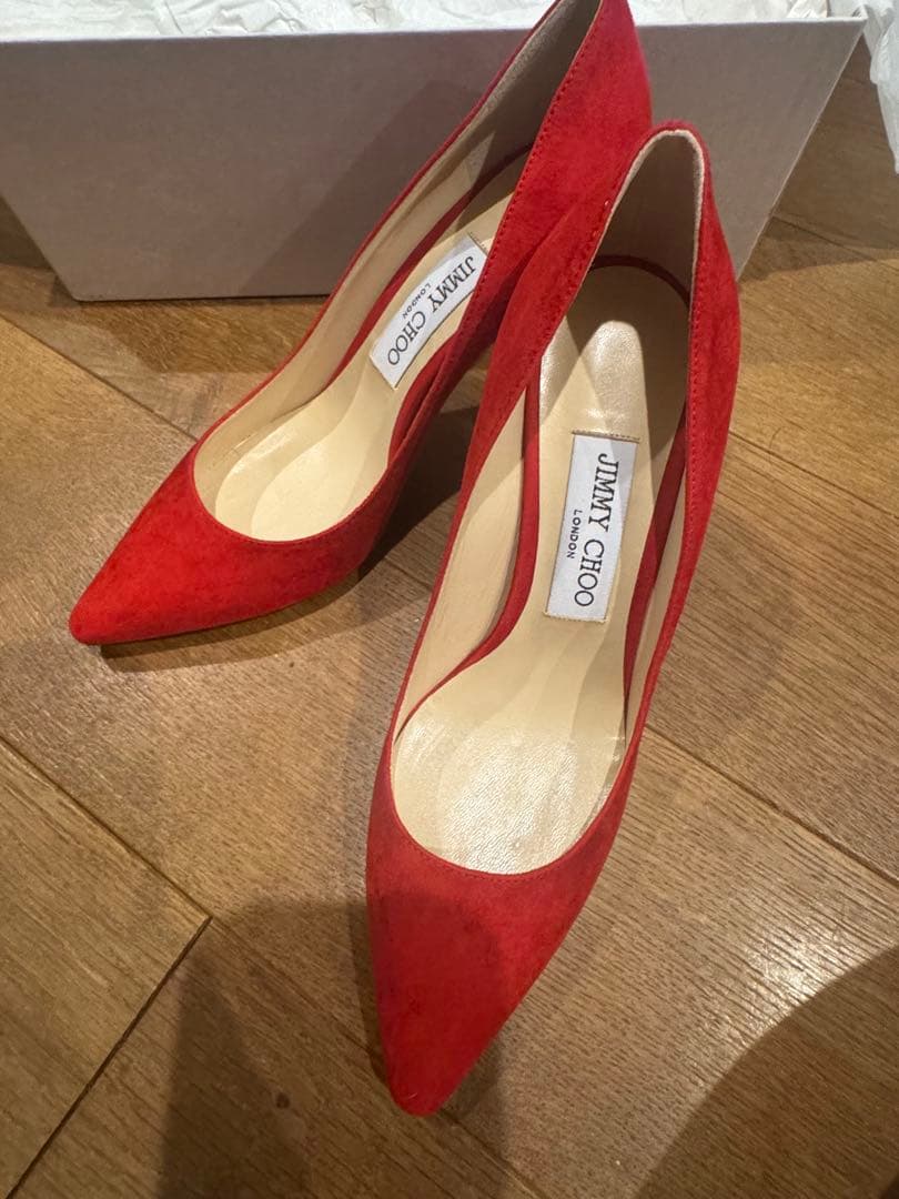 新品　JIMMY CHOO ROMY85 ポインテッドトゥ パンプス 結婚式