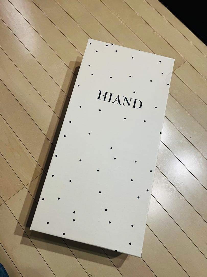 HIAND ブラック ニーハイロングブーツ
