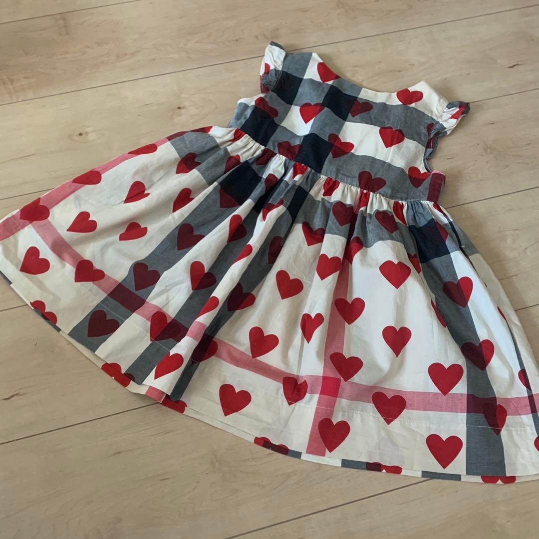 バーバリー♡ハート柄ワンピース