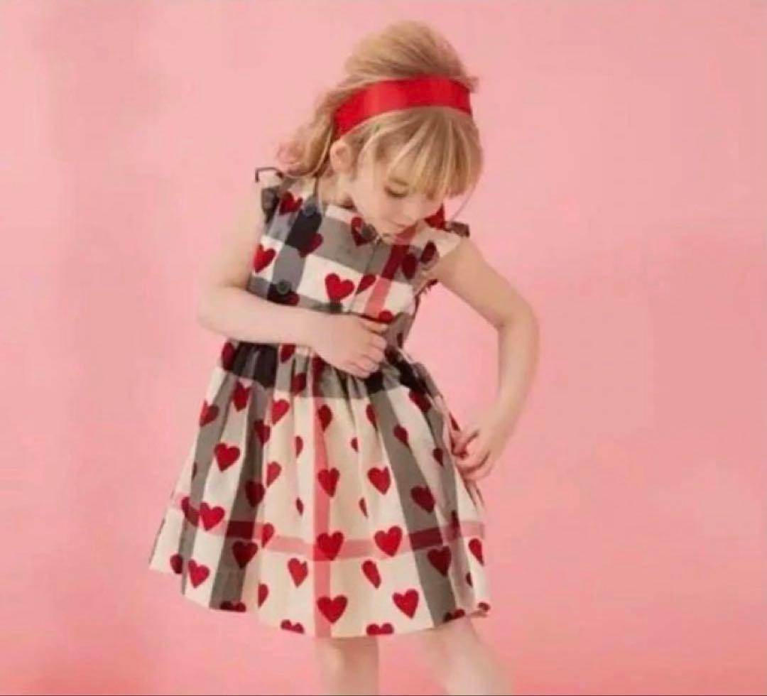 バーバリー♡ハート柄ワンピース