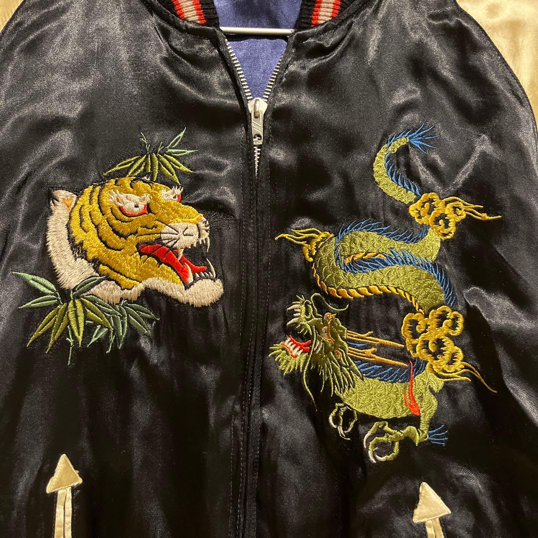 スカジャン　クロップドヘッズ　L Cropped Heads