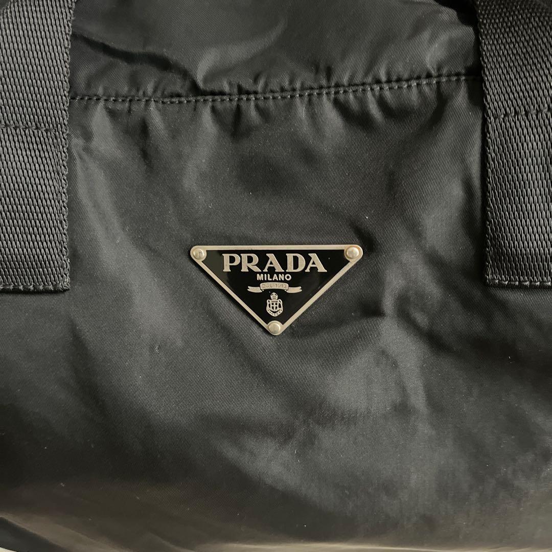 PRADA プラダ ナイロン ボストンバッグ ショルダーバッグ 大容量
