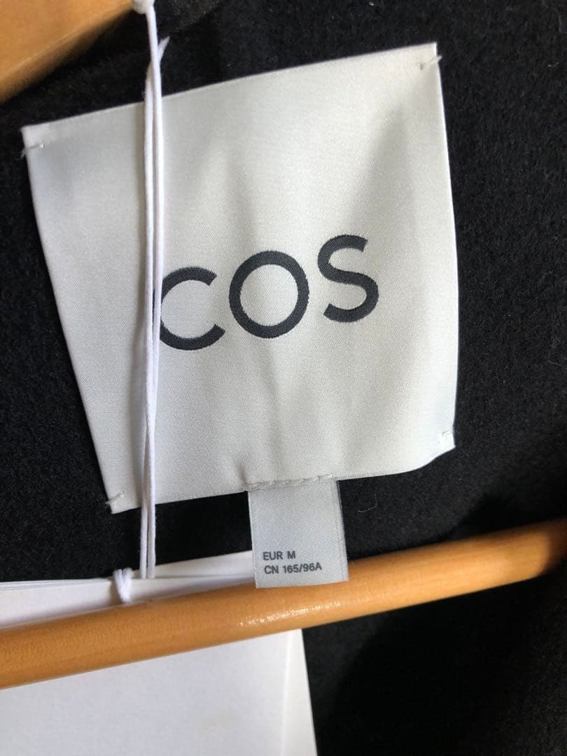 COS ダブルフェイスウールショートジャケット　ブラック　Mサイズ　短丈