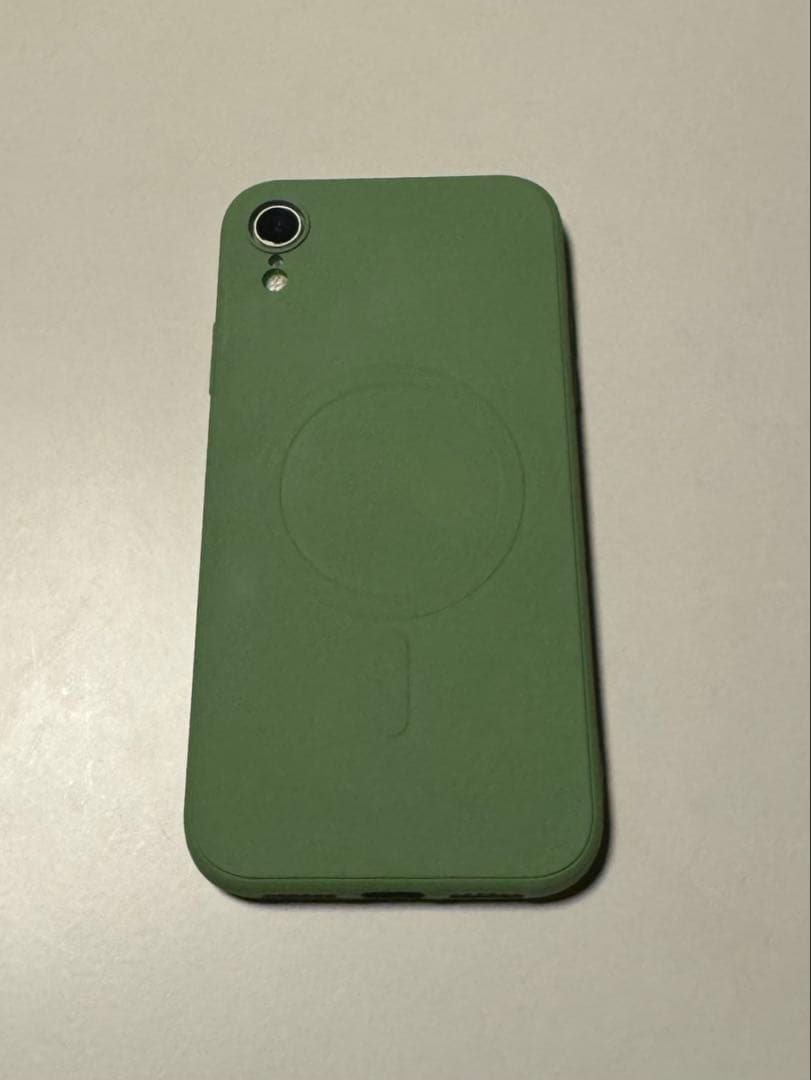 美品 Apple iPhone XR ホワイト 64GB 本体 ケース付