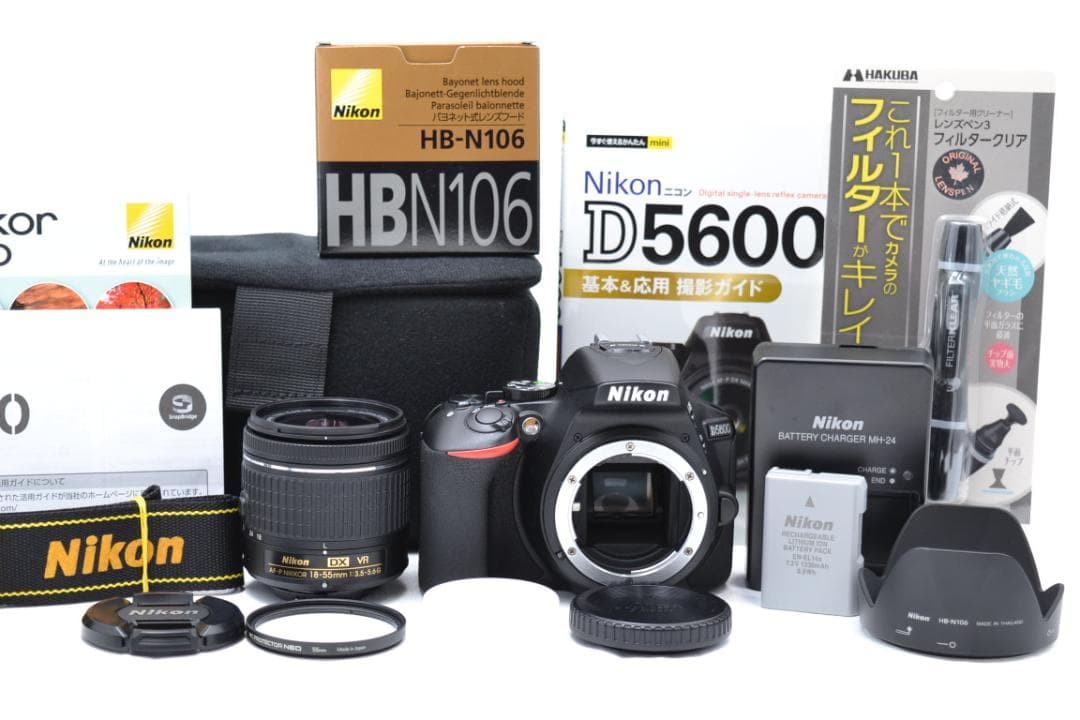 ■ 美品 ■ S数3,918回　ニコン　Nikon D5600 レンズキット
