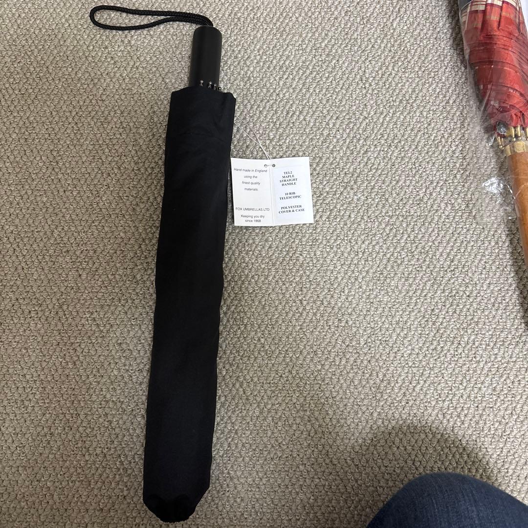 FOX UMBRELLA 折りたたみ傘 黒