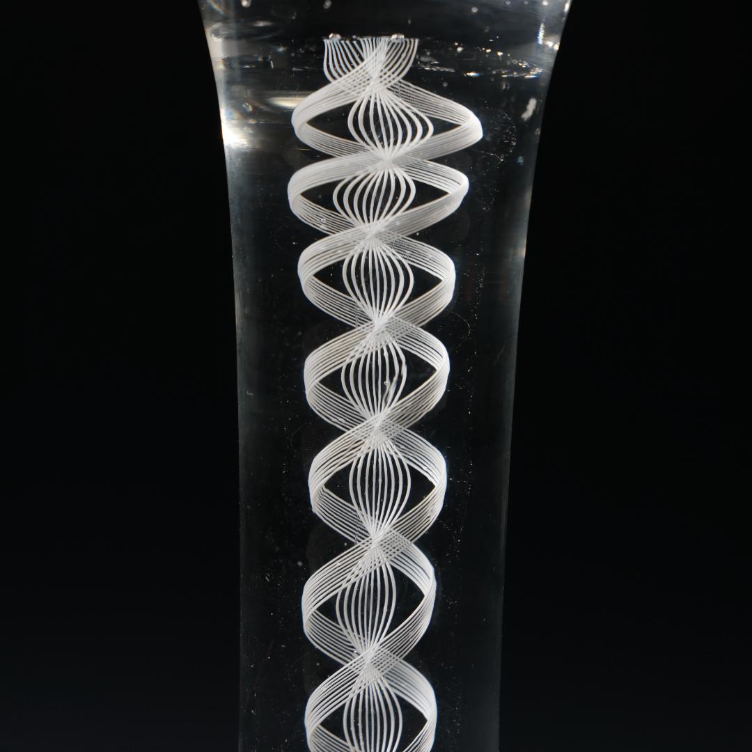 アンティークグラス　ベネチア　ツイストステムゴブレット　トナカイ　R1334ダI