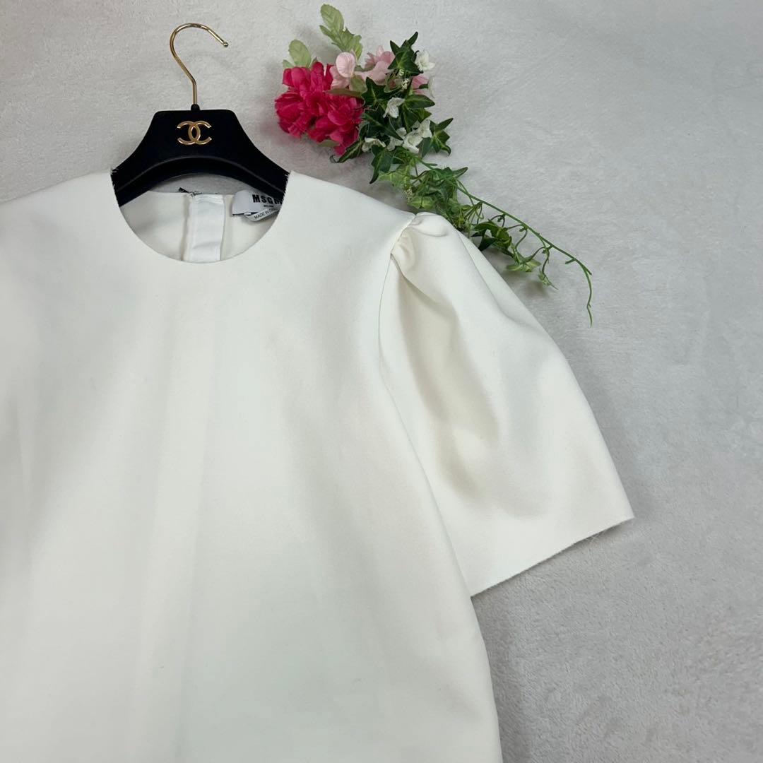 K833 美品 M エムエスジーエム めるる着用 ひざ丈ワンピース レディース