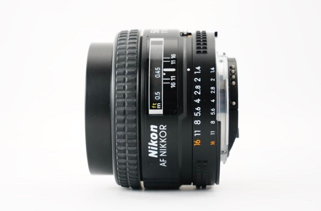 【極美品】動作◎ AI AF Nikkor 50mm F1.4 D エモ写真