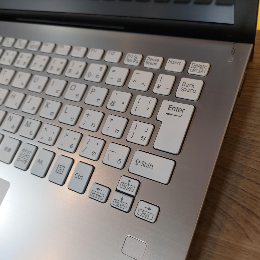【超希少&美品】VAIO Pro PF ホワイト指紋認証オフィス付きノートPC