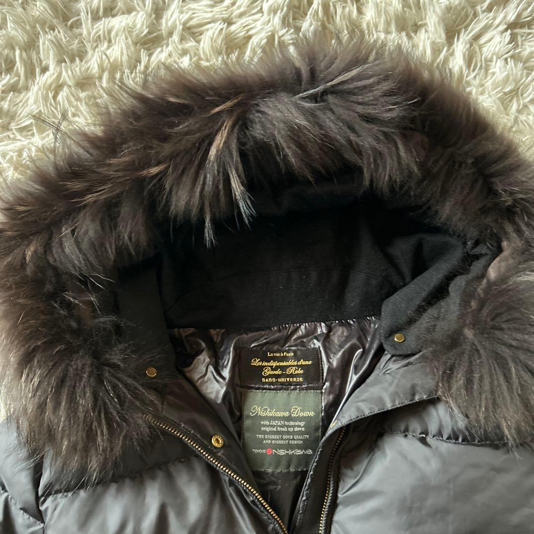 【美品】ナノ・ユニバース×西川ダウン　コラボ　ダウンコート　ダウンジャケット