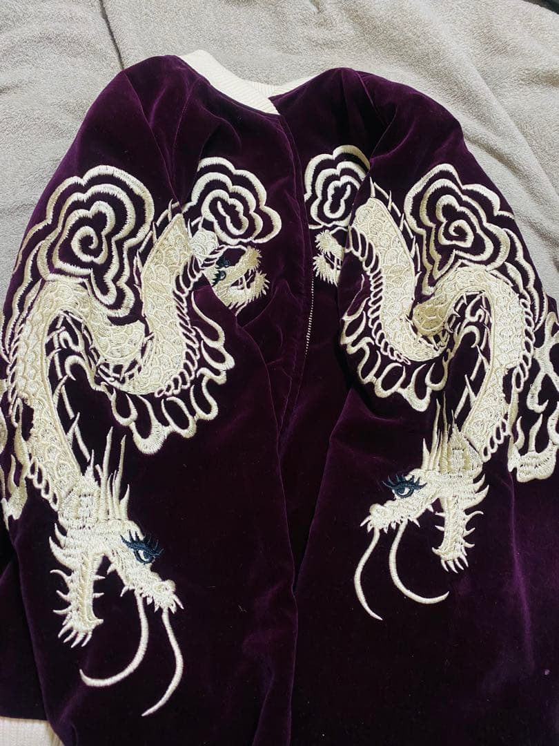 SCRIPT 日本70s 限定 スカジャン　別珍　龍　unisex 2面使う