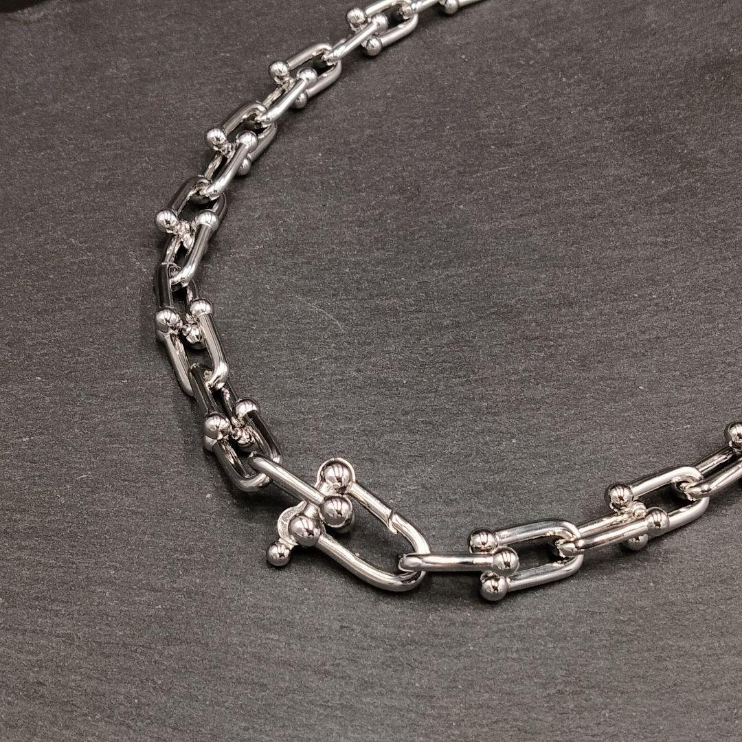 シルバー アクセサリー ロング ネックレス レディーバー 925 銀