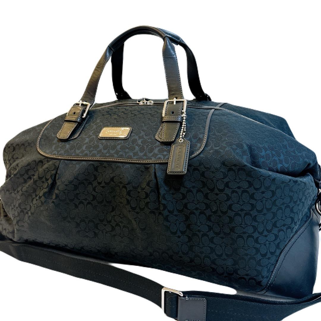 【未使用級✨】希少✨COACH コーチ　ボストンバッグ　大容量　2way