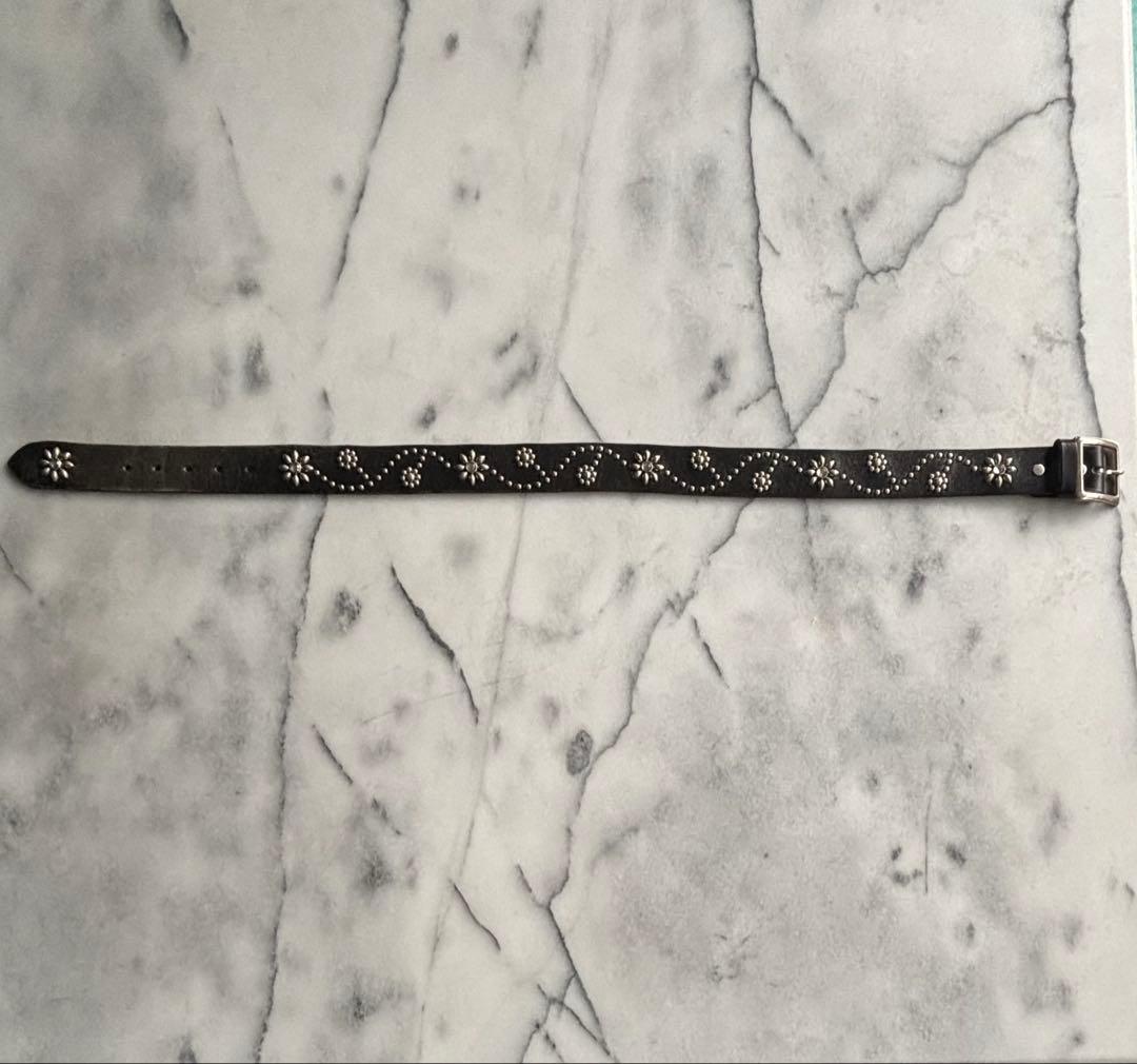 ヒ*メ様 スタッズベルト 栃木レザーvintage90s本革