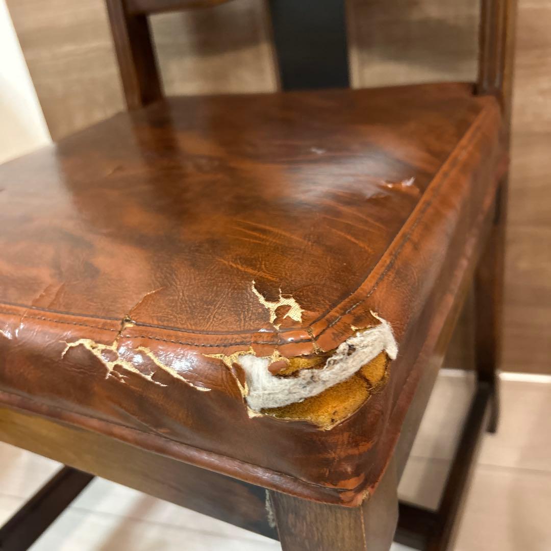 【レトロ】手渡し希望　カリモク製椅子　1脚