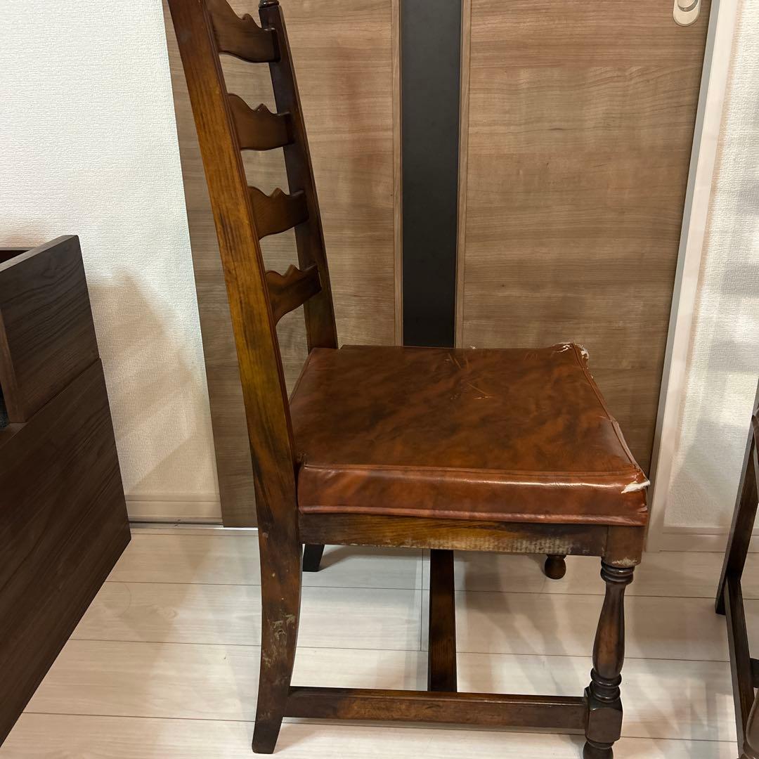 【レトロ】手渡し希望　カリモク製椅子　1脚