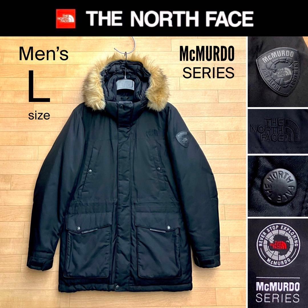 L ザ ノースフェイス ダウンジャケット マクマードパーカ 黒