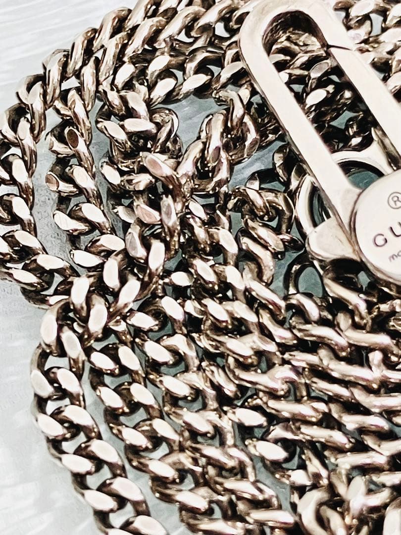 【超美品】GUCCI 喜平チェーン ネックレス 男女兼用 SV925 2.3ミリ