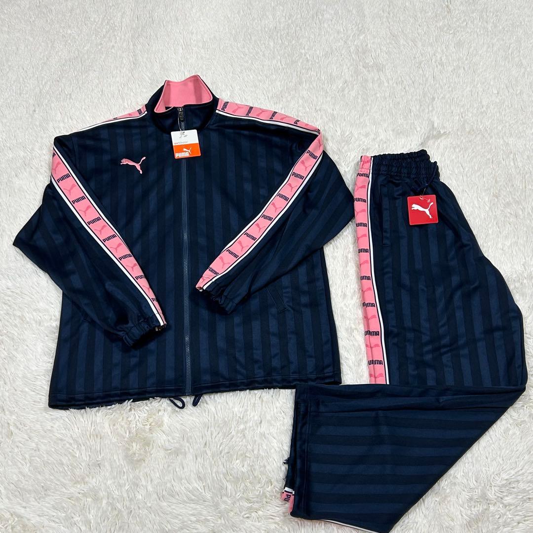 希少 PUMA ジャージ 上下 セットアップ S-M ピンク プージャ Y2K